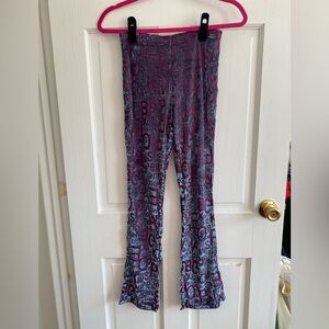 FBC Purple Wordy Mesh Pants